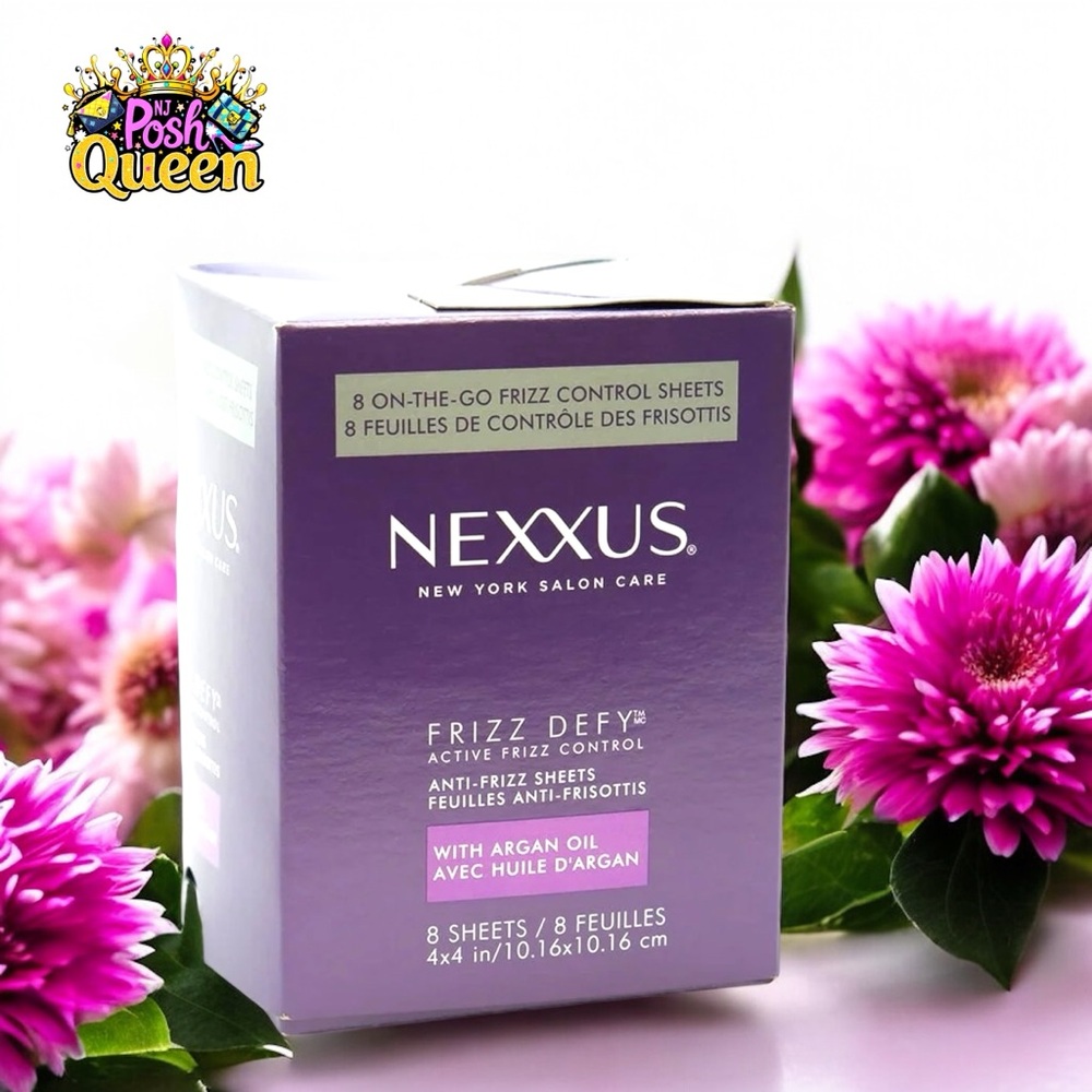 NEXXUS Frizz Defy Anti-Frizz Sheets With Argan Oil 8 Sheets Per Pack